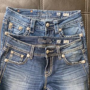 lot of 2 Miss Me jeans